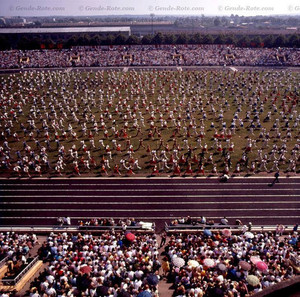 1970 год. Рига. Стадион "Даугава". 6-й Праздник песни и танц