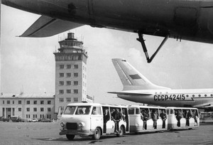 РАФ 980/979 Рига, пассажирский автопоезд 1959г.