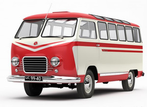 РАФ 977 Латвия, 10-местный микроавтобус 1958г.