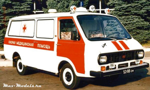 РАФ 22031-01, санитарный автомобиль 1987г.
