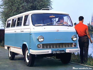 РАФ 977ДМ Латвия, 10-местный микроавтобус 1969г.