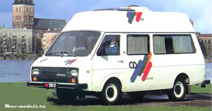 РАФ 2203-21, микроавтобус с кузовом типа РАФ 2914 1989г.