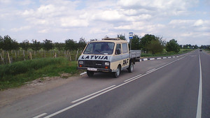 РАФ 3311, 0,75-т грузовик с двухрядной кабиной 1989г.