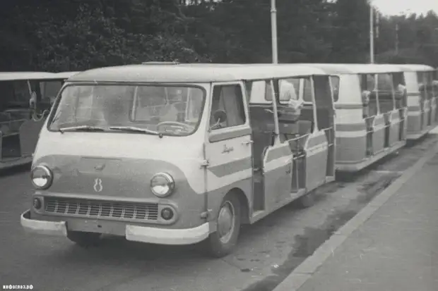 РАФ 980/979 Рига, пассажирский автопоезд 1959г.