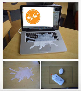 Разлейте «молоко» на ноутбук своего коллеги